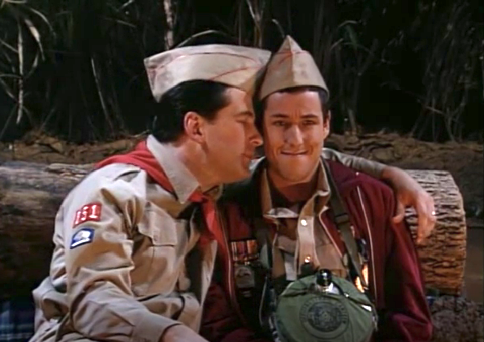 Screenshot from an "SNL" sketch