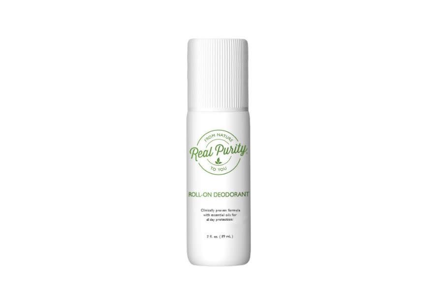 According to The Strategist, Aubrey Plaza and Judy Greer say this is the only one that even matters for staying dry and smelling good. It's made with vegetable glycerin as well as lavender and rosemary essential oils. ﻿<a href="https://www.realpurity.com/roll-on-deodorant.html" target="_blank" rel="noopener noreferrer">Get Real Purity deodorant for $11.99</a>