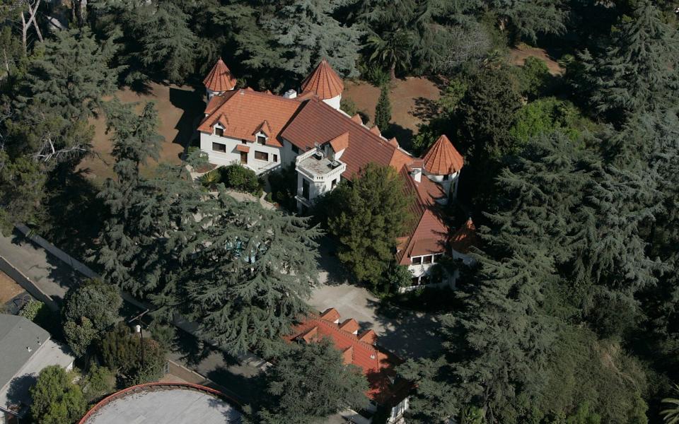 Phil Spector's 'castle' on Grand View Drive, Los Angeles - Getty