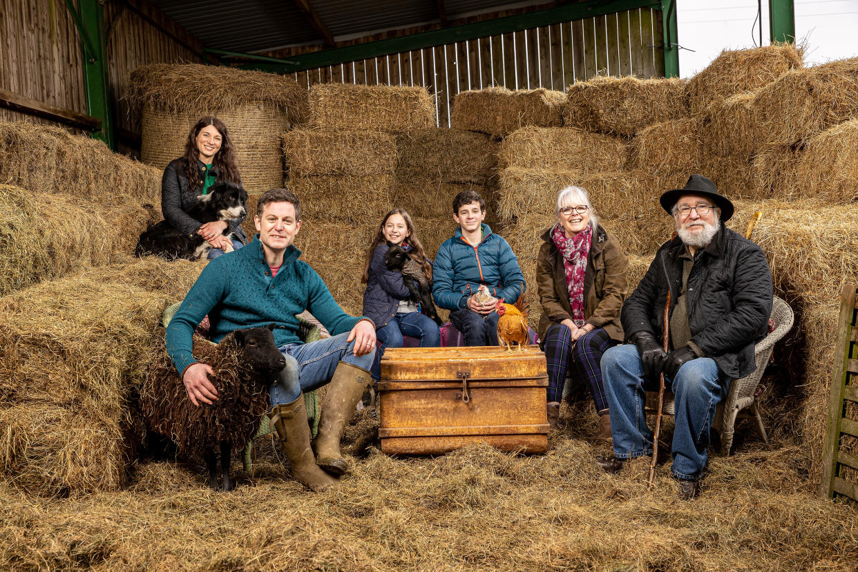 Matt Baker's family have documented their new life in 'Our Farm In The Dales'. (Channel 4)