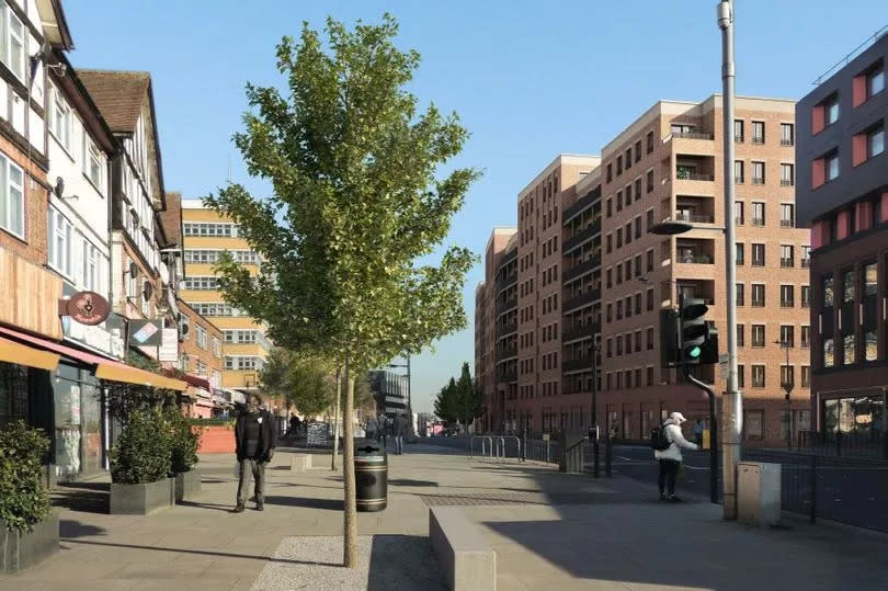 Wembley Housing Zone. CGI