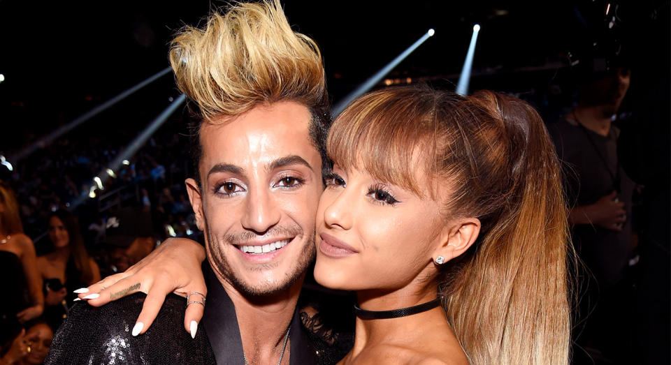 Ariana Grande attended her brother Frankie's wedding in Florida last week. (Getty Images)