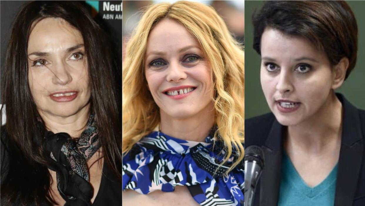 Béatrice Dalle, Vanessa Paradis et Najat Vallaud-Belkacem, toutes les trois signataires du manifeste - François Guillot - AFP / AFP / AFP