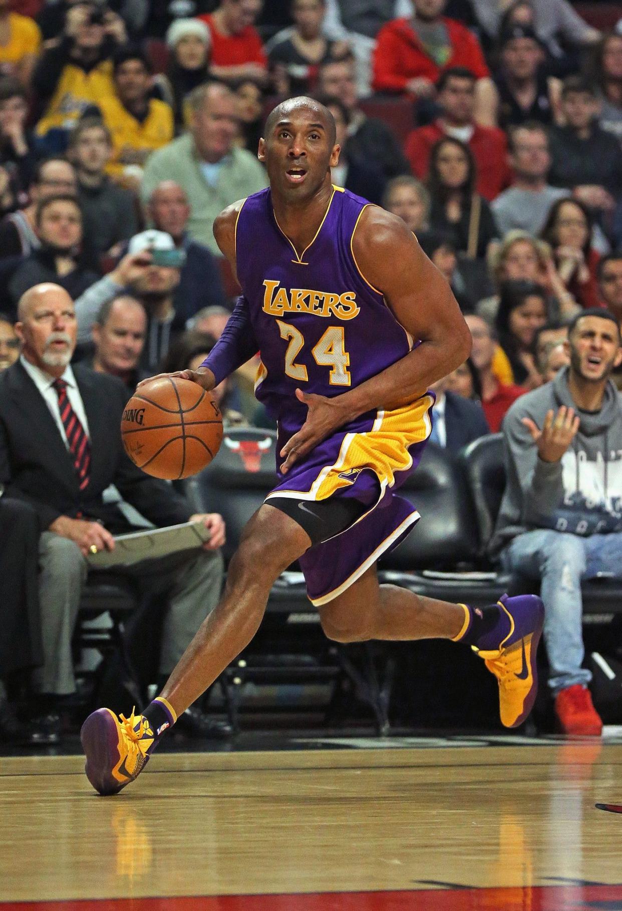 Retired Lakers' player Kobe Bryant tragically died Sunday, Jan. 26, 2020, in a helicopter crash in Calabasas, Calif. Bryant was among nine people killed the accident. He was 41. His daughter Gianna, 13, was also killed in the crash.