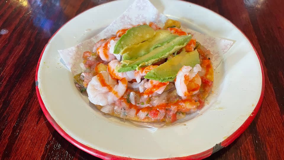 The humble tostada rises to lofty heights at La Guerrerense in Ensenada. - Joe Yogerst