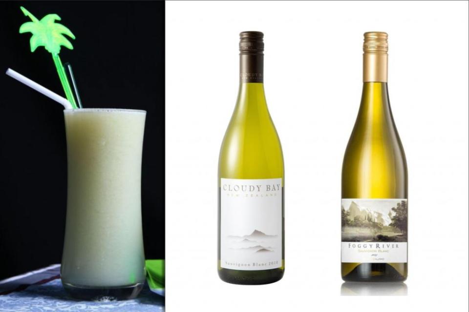 （左起）雲霧之灣白蘇維濃白酒<br>Cloudy Bay Sauvignon Blanc / Sauvignon Blanc / NT$910<br>煙波之江白蘇維濃白酒<br>Foggy River Sauvignon Blanc / Sauvignon Blanc / NT$430