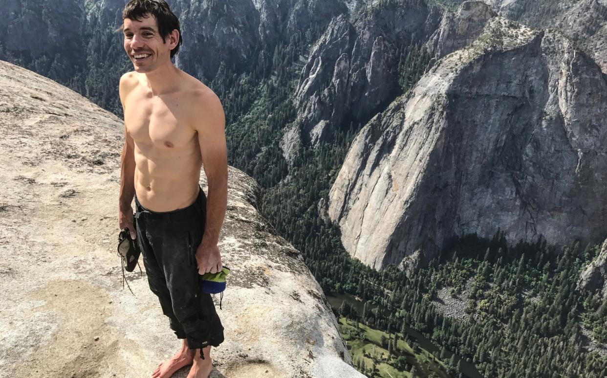 Alex Honnold in Free Solo