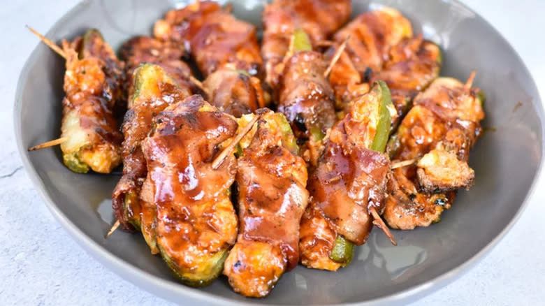 Bacon-Wrapped Jalapeno Poppers