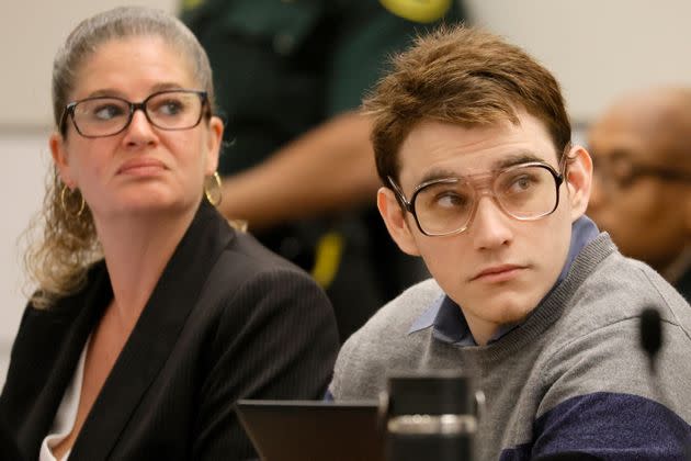 Marjory Stoneman Douglas High School shooter Nikolas Cruz is seen Tuesday during the penalty phase of his trial in Fort Lauderdale, Florida. (Photo: via Associated Press)