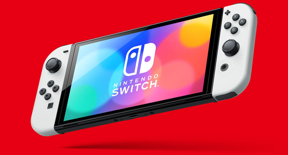 The Nintendo Switch OLED was launched on 8 October (Nintendo)