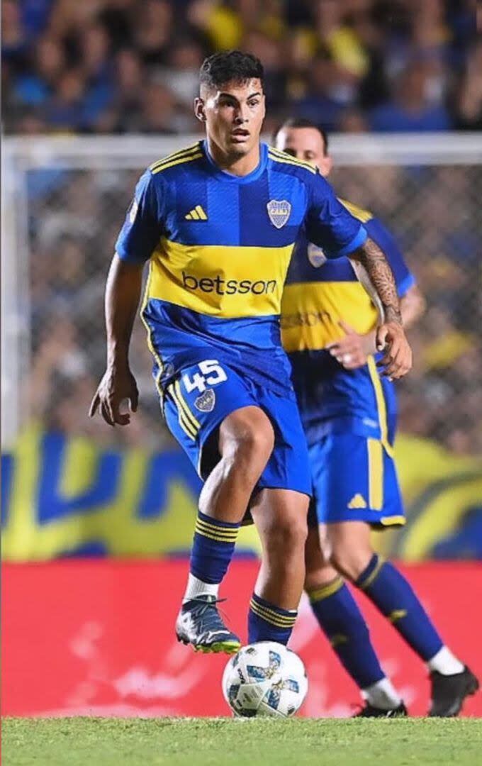 Mauricio Benítez, jugador de Boca Juniors