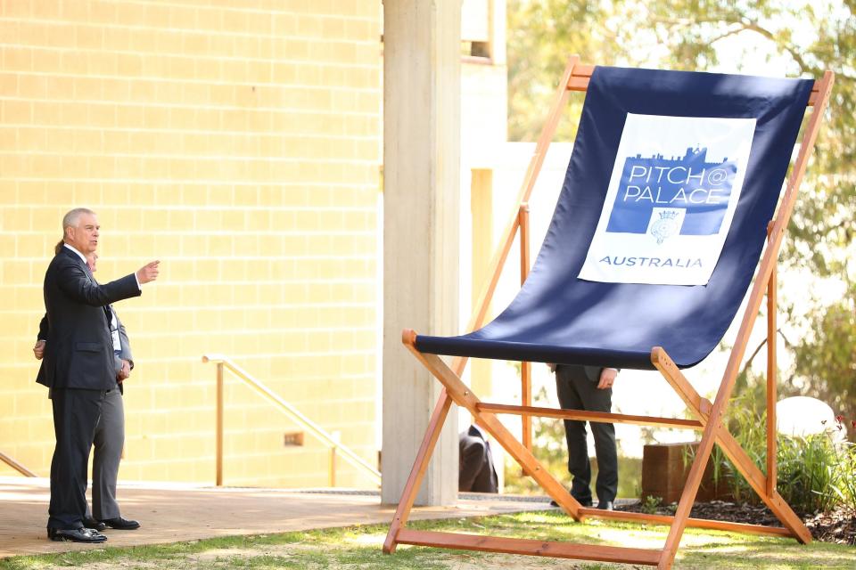 Prince Andrew at Murdoch University in October 2019 (Getty)