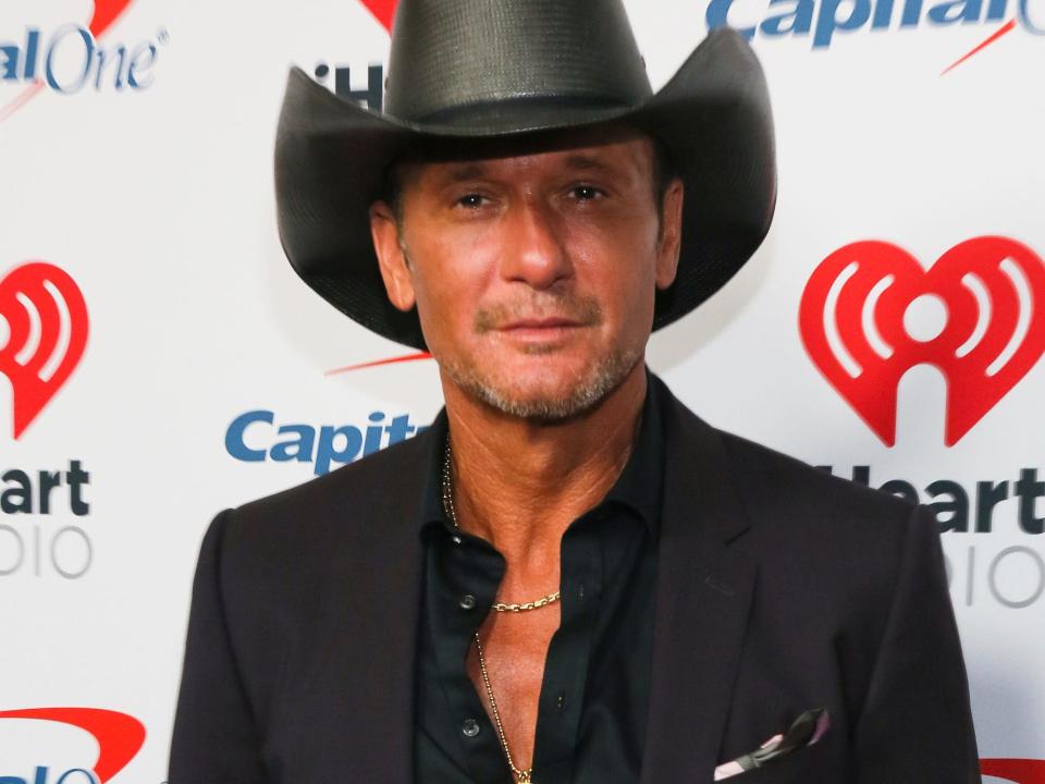 Tim McGraw at the 2019 iHeartCountry Festival.