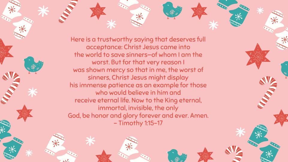 Timothy 1:15-17