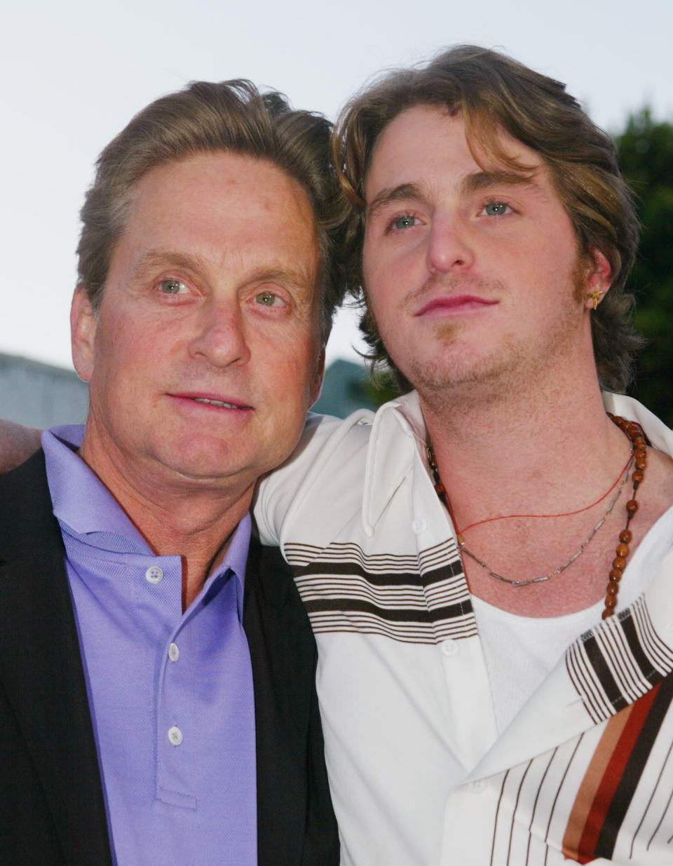 El actor Michael Douglas y su hijo Cameron /REUTERS/Fred Prouser  FSP