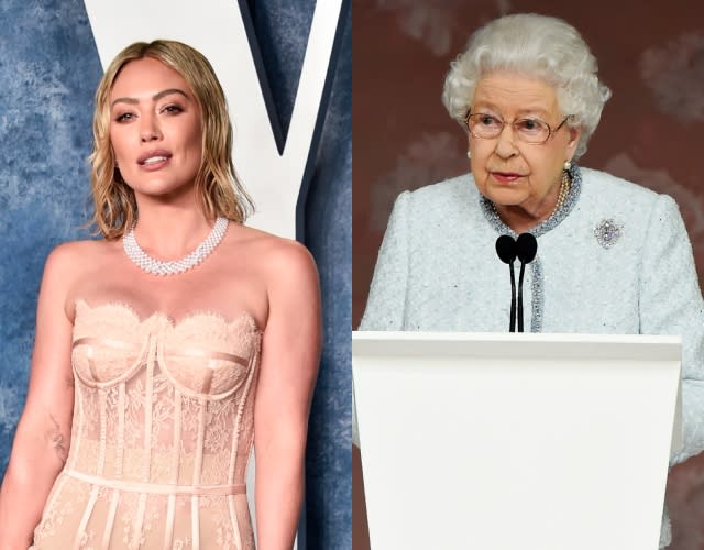 Hilary Duff & Queen Elizabeth II