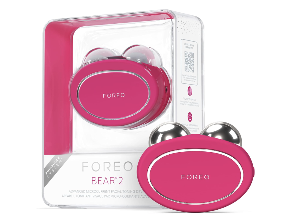 <p><a href="https://www.amazon.com/FOREO-Bear-2-Fuchsia/dp/B0CFVY5P9M/?tag=syn-yahoo-20&ascsubtag=%5Bartid%7C10056.g.42656185%5Bsrc%7Cyahoo-us" rel="nofollow noopener" target="_blank" data-ylk="slk:Shop Now;elm:context_link;itc:0;sec:content-canvas" class="link ">Shop Now</a></p><p>Bear</p><p>$230.00</p><span class="copyright">Amazon</span>