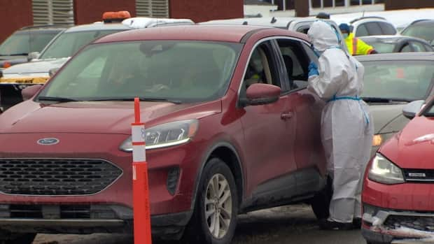 A temporary testing site was set up at Mount Pearl Senior High in mid-February at the height of the outbreak.