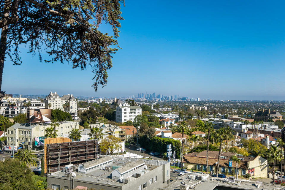 Tom Shadyac - House - Sunset Strip - Los Angeles - Real Estate - View of Downtown L.A.