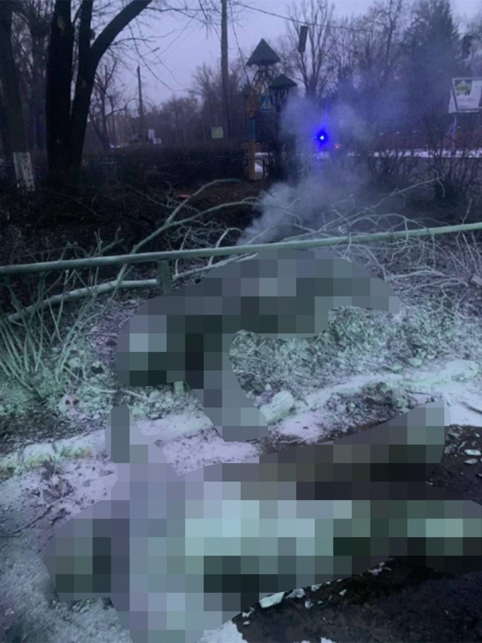Ukraine officials shared footage of bodies at site of TV tower blast (Pravda_Gerashchenko/Telegram)