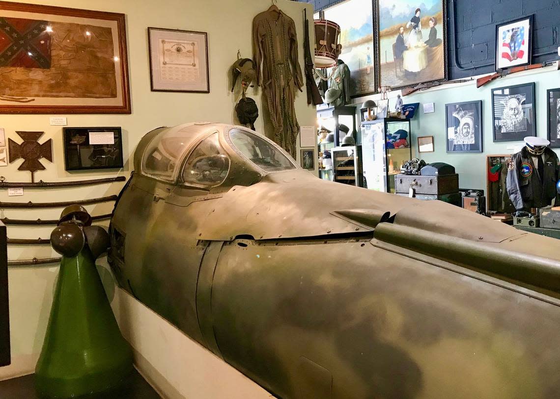 The centerpiece of Webb Military Museum in Savannah is the cockpit of a Soviet-built MiG 21 fighter plane. “I was glad to get that out of my garage,” remarked proprietor Gary Webb. This fascinating museum is open to the public, but it is very much a personal collection that Webb has gathered over decades.