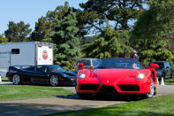 Ferrari Enzo outside the Quail