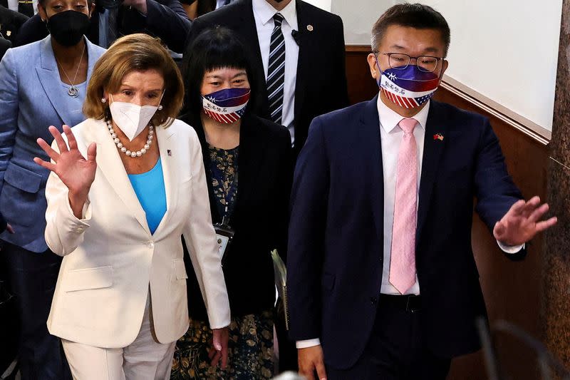 FILE PHOTO: U.S. House Speaker Pelosi visits Taiwan