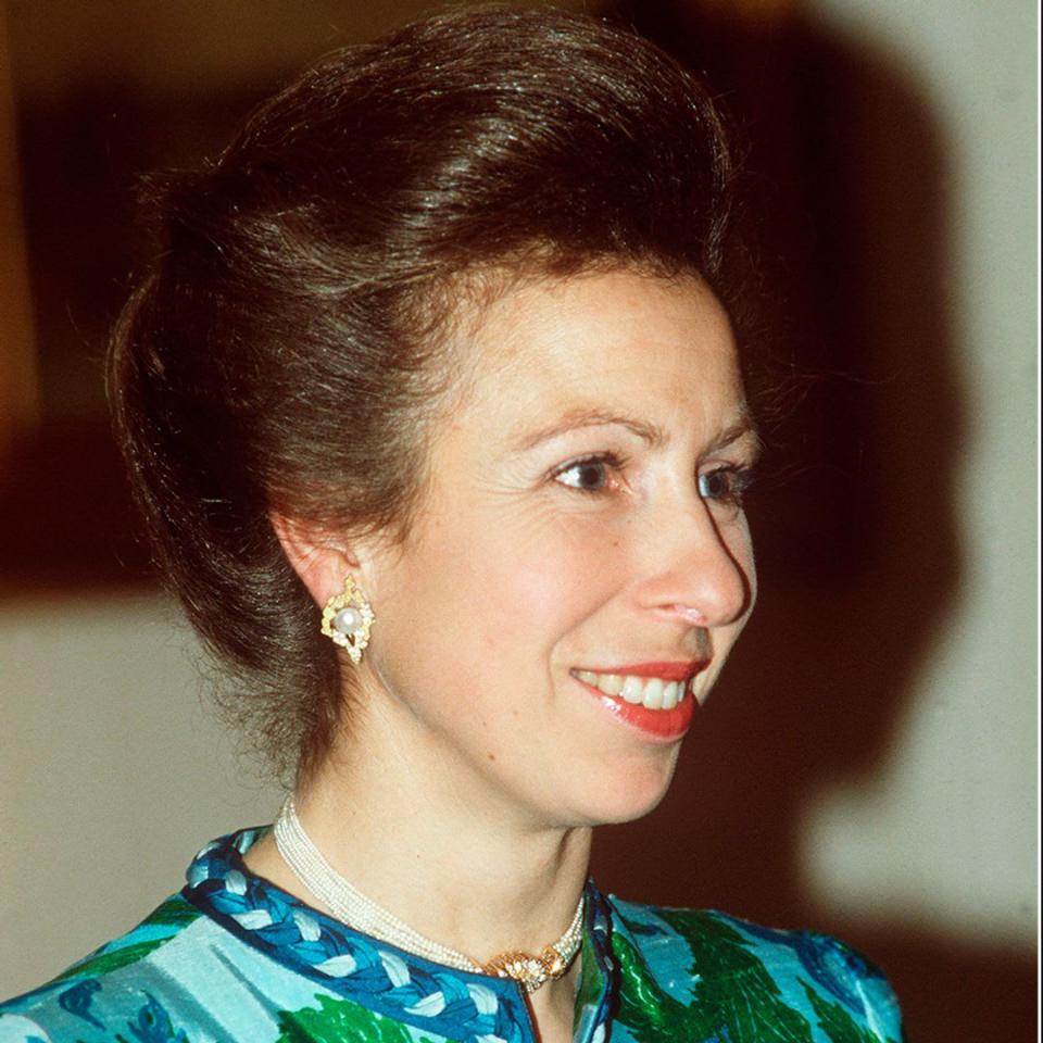 Rare photo of Princess Anne's waist-length hair will make you double take