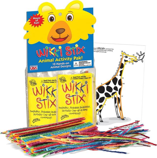 Wikki Stix Traveler Playset Craft Kit Molding & Sculpting Sticks (English & French Bilingual Packaging)