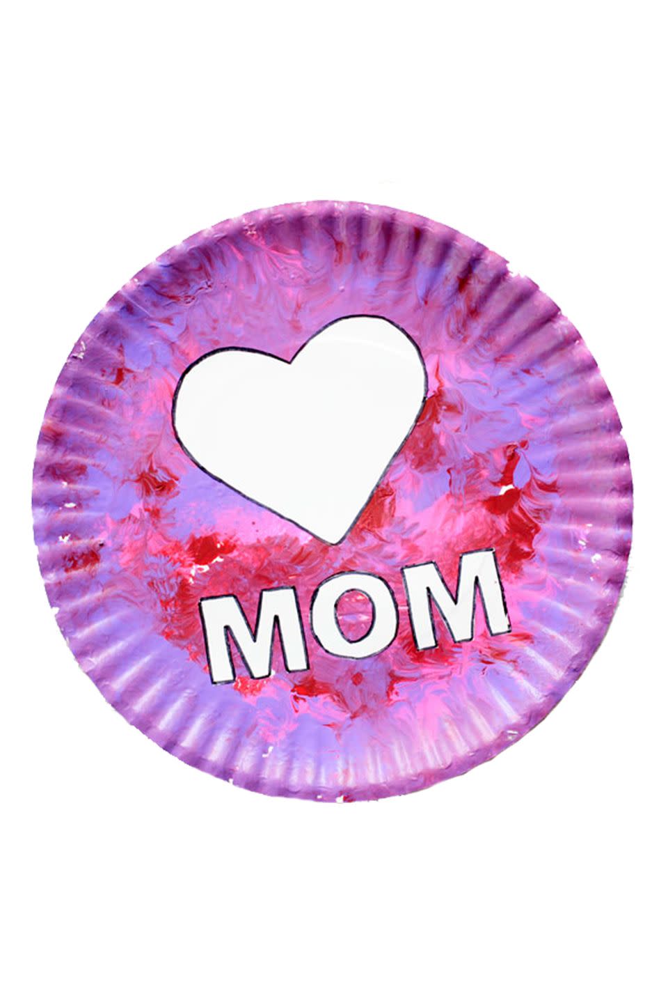 mother's day paper plate craft 