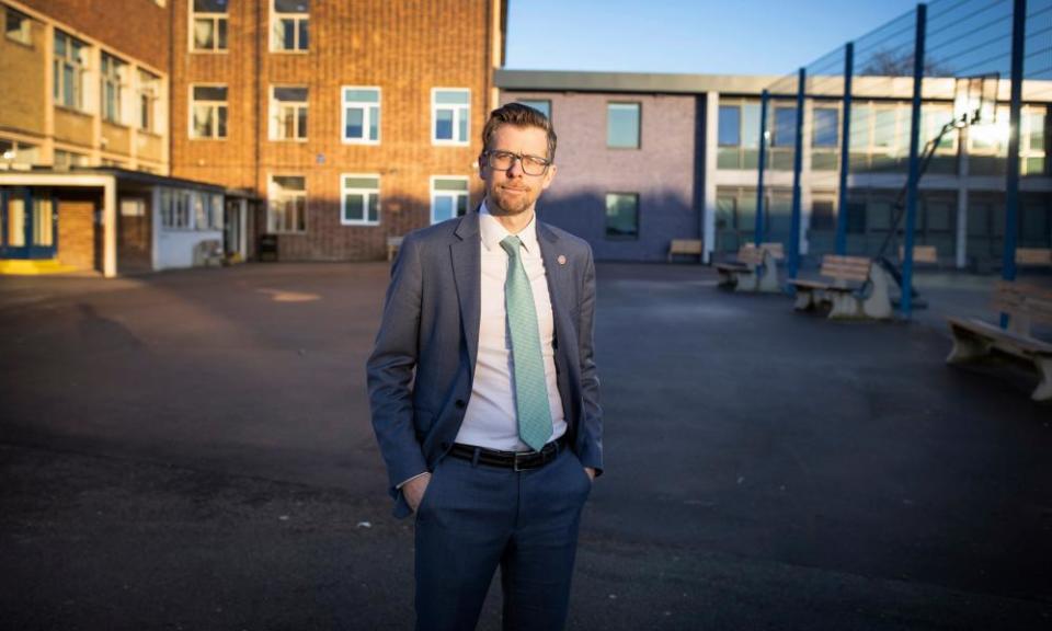 Andrew O’Neill, headteacher at All Saints Catholic college in west London