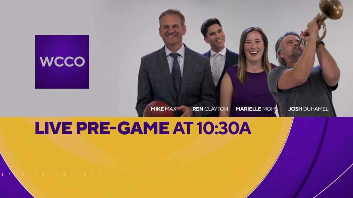 VIKINGS ON WCCO: Make sure to watch the game on WCCO this Sunday at noon.  But before that, check out the 10:30 a.m. pre-game show on WCCO…