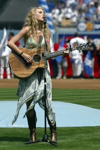 <p>Jeff Gross/Getty</p> Taylor Swift