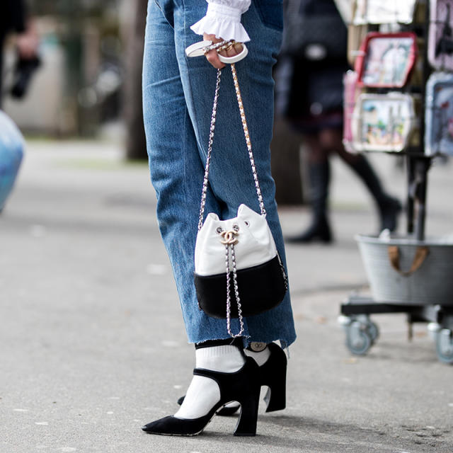 street style chanel gabrielle small