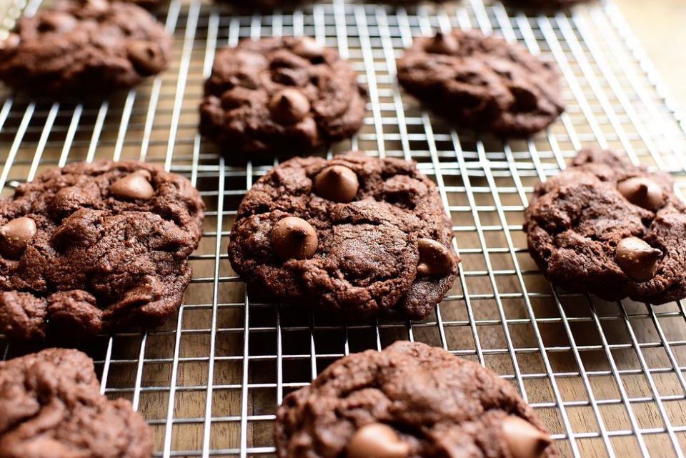 Triple Chocolate Cookies