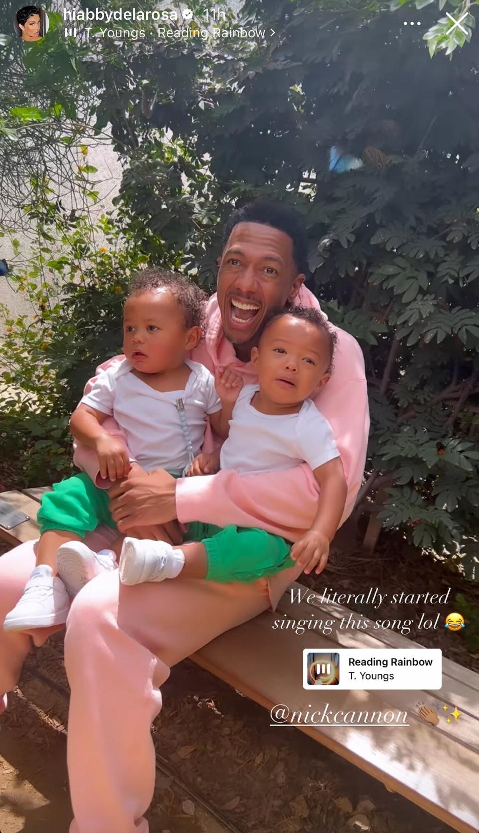 Nick Cannon and Abby de la Rosa Enjoy 'Magical' Butterfly Habitat with Twins Zion and Zillion