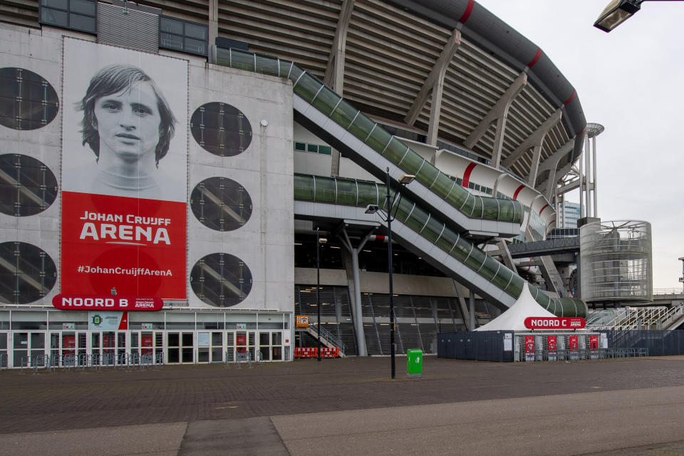 The decision to cancel the Eredivisie season has cost Ajax the league title, among other things. (Photo by Kees Kuijt/BSR Agency/Getty Images)