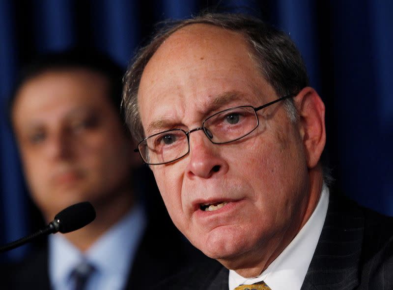 FILE PHOTO: SIPA Trustee Picard speaks during a news conference in New York