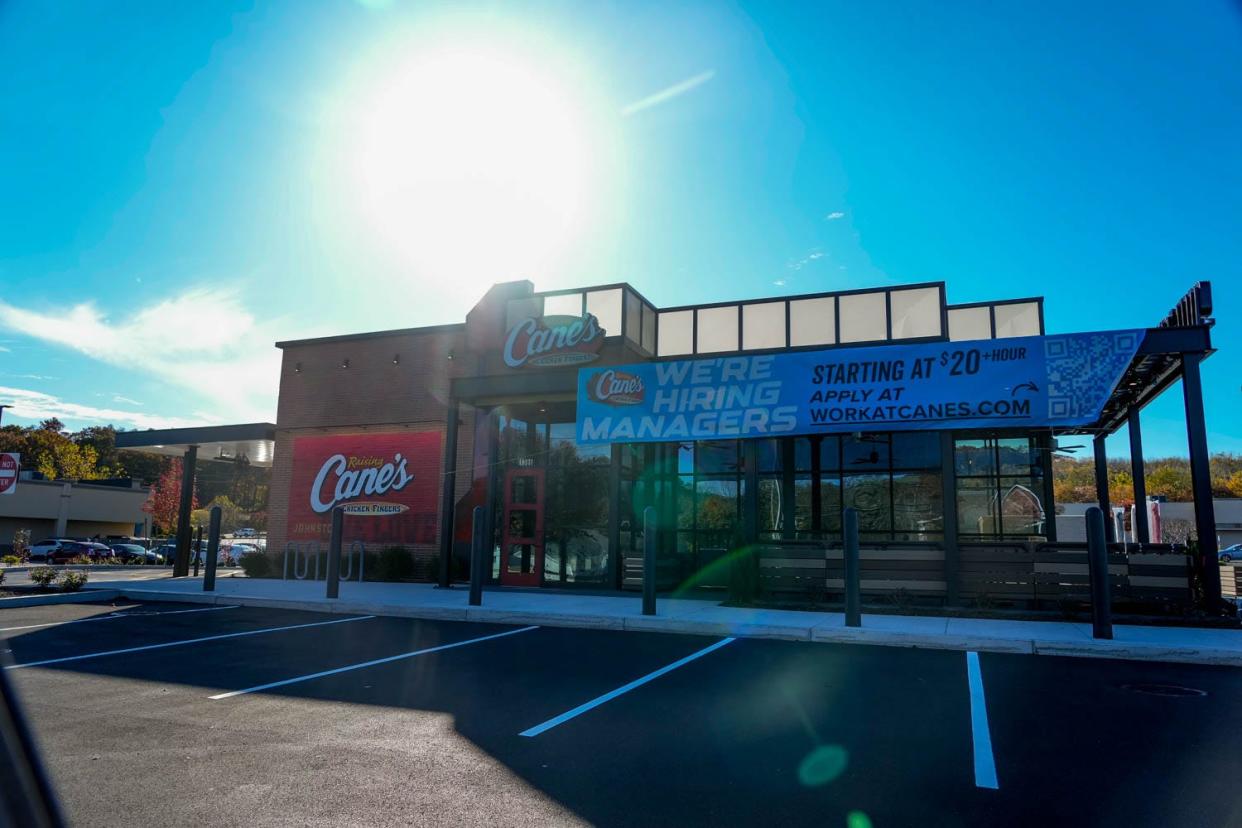 Johnston's Raising Cane's is hiring.