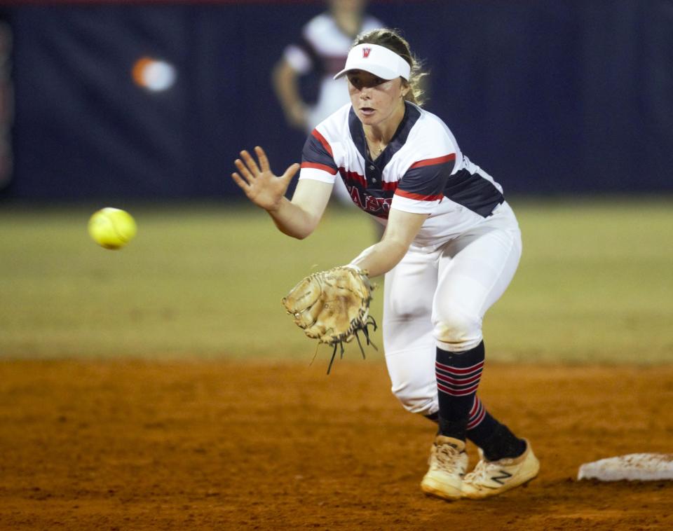 Wakulla softball beat Madison County 5-0 on Feb. 22, 2024, at Wakulla High School