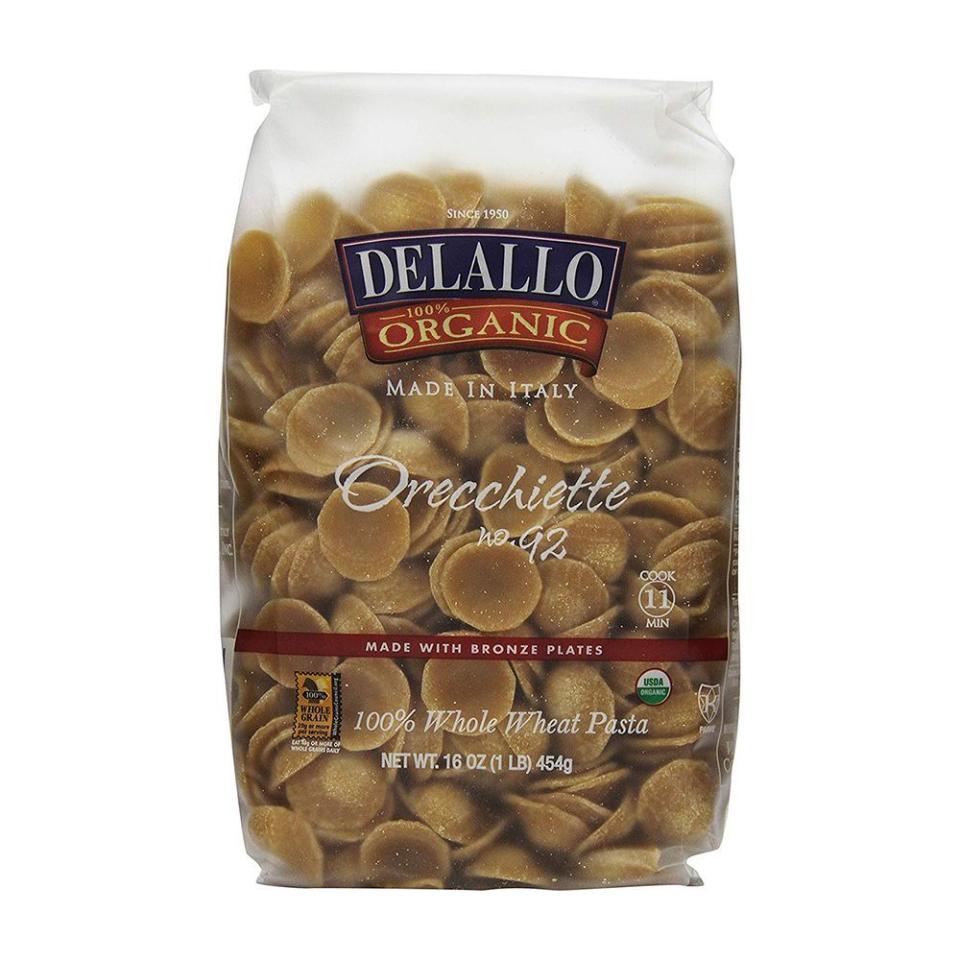 DeLallo Organic Whole Wheat Orecchiette (Pack of 8)