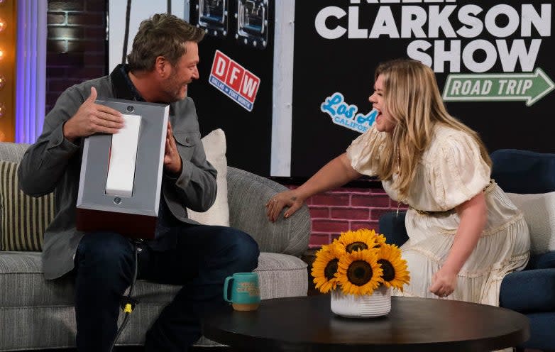 Blake on Kelly Clarkson's daytime show