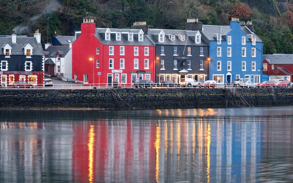 colourful waterfront Tobermory best trips scotland holidays scottish breaks 2022 getaway ultimate uk break - Getty