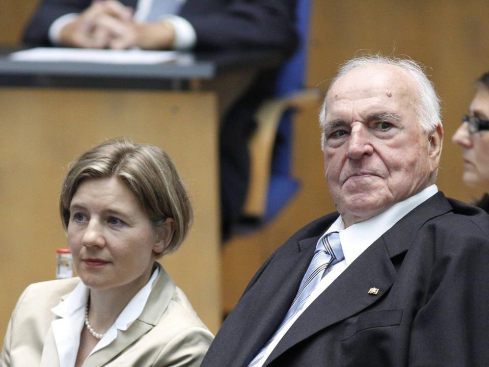 Maike Kohl-Richter und Helmut Kohl im Jahr 2012. (Bild: imago images/photothek)
