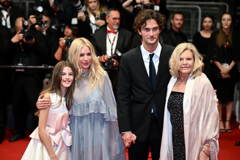 Sienna Miller brought her daughter Marlowe, boyfriend Oli Green and mum Josephine to Cannes Film Festival