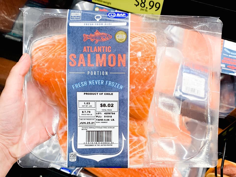 Aldi salmon