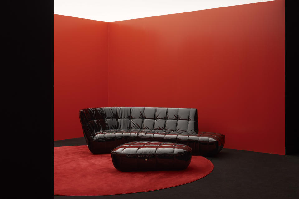 The Versace Home latex sofa - Credit: courtesy of Versace