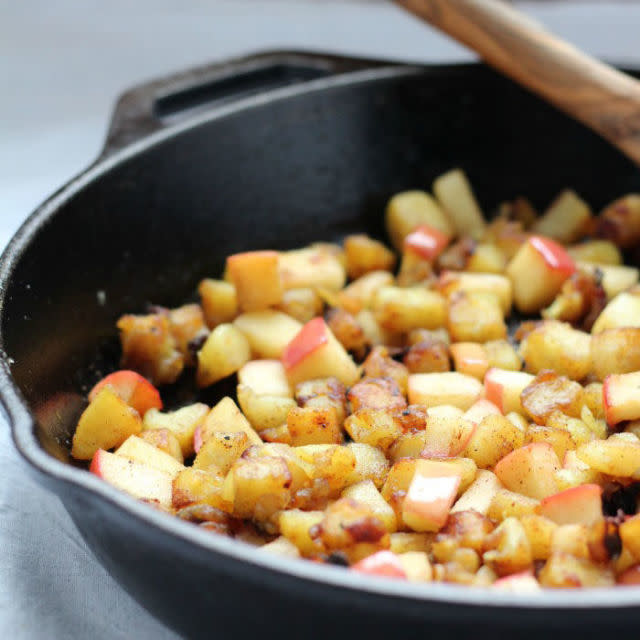 Caramelized Sweet Potato Apple Hash Browns