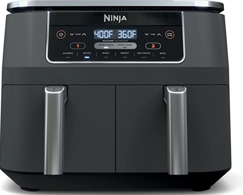 Ninja Foodi 6-in-1 7.6L 2-Basket Air Fryer with DualZone Technology (Photo via Amazon Canada)