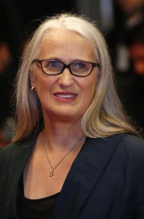 Director Jane Campion, member of the Jury Cinefondation, poses on the red carpet as she arrives for the screening of the film "Only God Forgives" in competition during the 66th Cannes Film Festival in Cannes May 22, 2013. REUTERS/Yves Herman